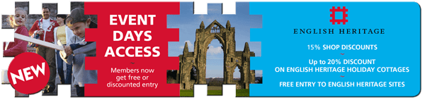 image of online advert for English Heritage